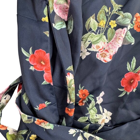 Keepsake The Label for Me Navy/Floral Summer Beach Playsuit Romper Women size M - Picture 13 of 13